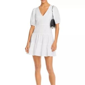 French Connection White Short Sleeve Dress